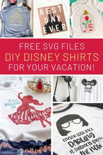 DIY SVG Disney Shirt Ideas {You can make for your vacation!}