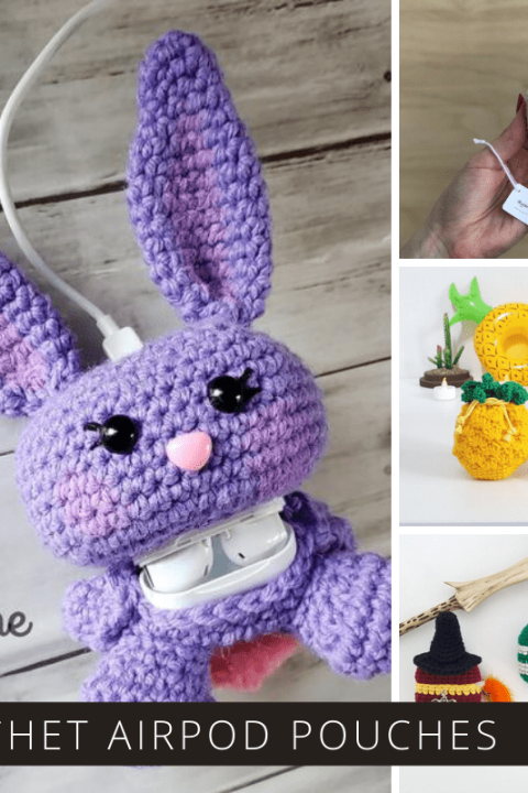How adorable are these crochet airpod pouches! The perfect gift for someone who needs to keep their pods safe and sound!