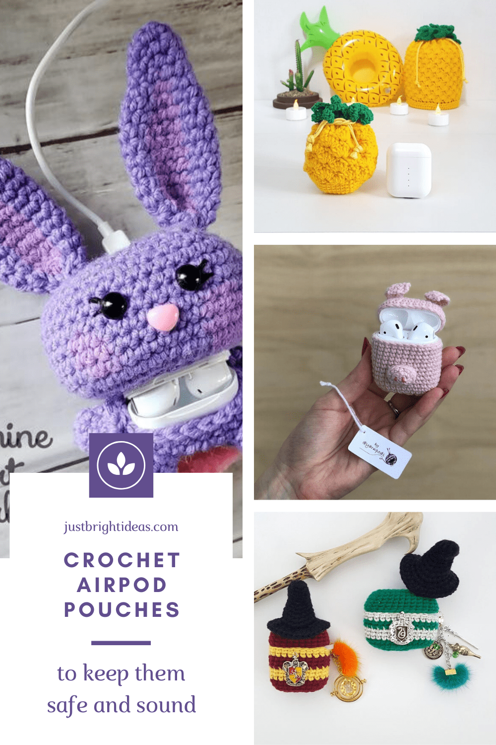 How adorable are these crochet airpod pouches! The perfect gift for someone who needs to keep their pods safe and sound!