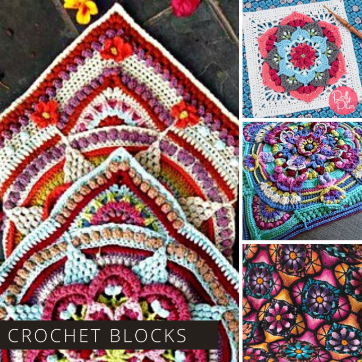 10 Beautiful Afghan Block Crochet Patterns that Will Take Your Breath Away