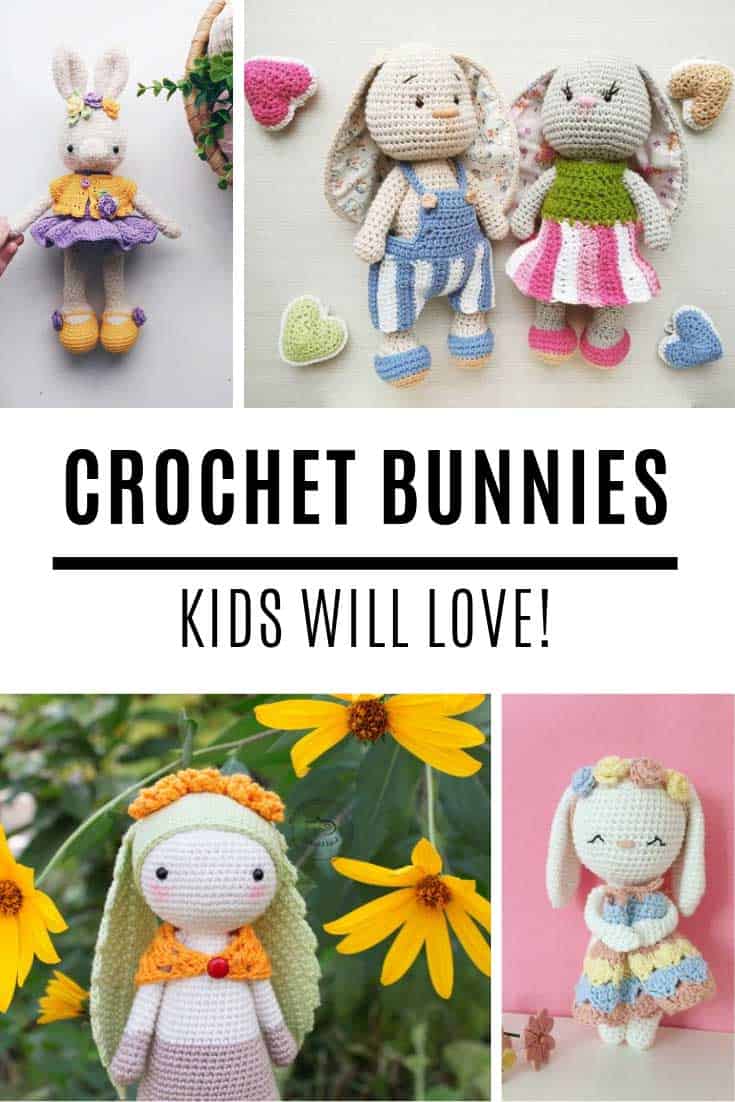 I went looking for a crochet bunny pattern and found a whole bunch of them!