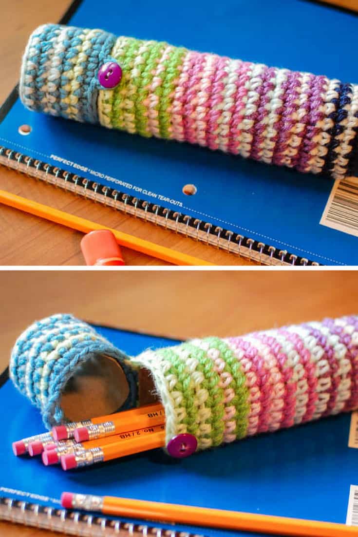 Crochet Case for Pencils - Perfect for Back to School