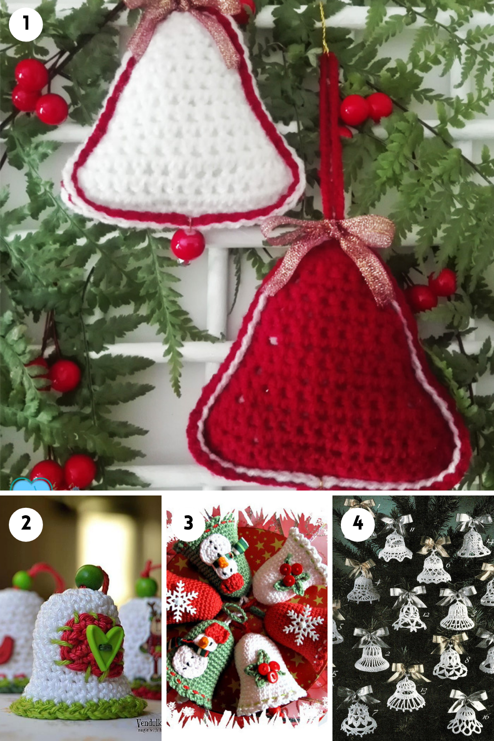 Crochet Christmas Bell Patterns