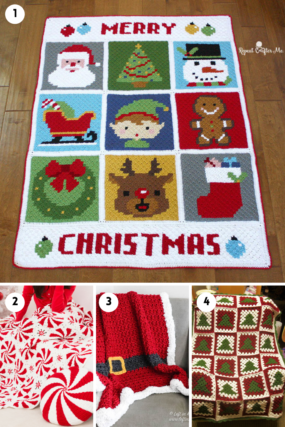 Crochet Christmas Blanket Patterns