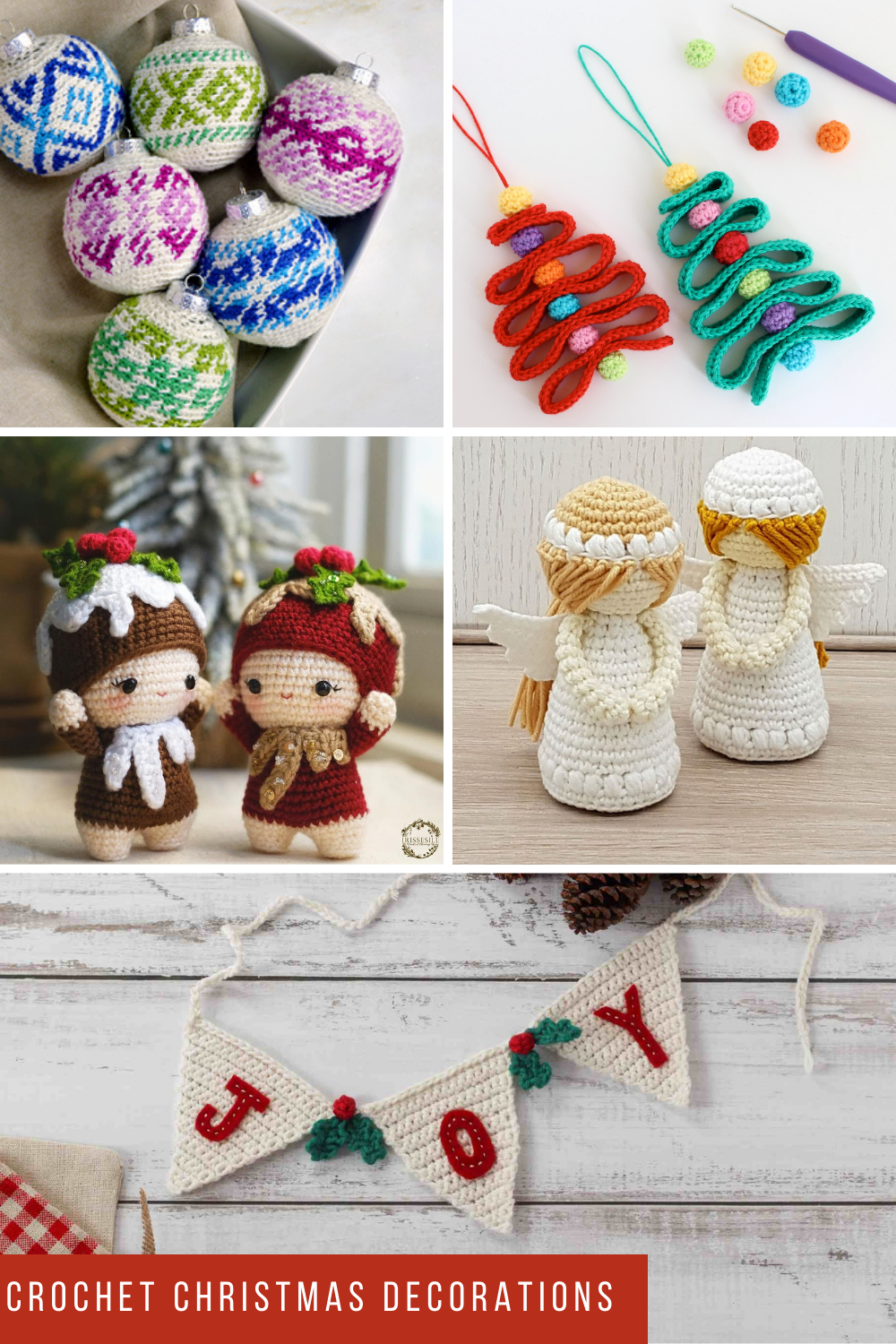 Crochet Christmas Decorations Pin