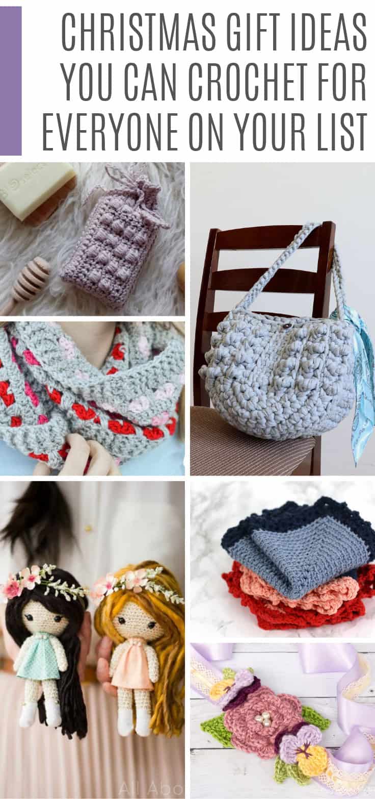 Who knew there were so many crochet Christmas gift ideas! I can make something for everyone on my list!