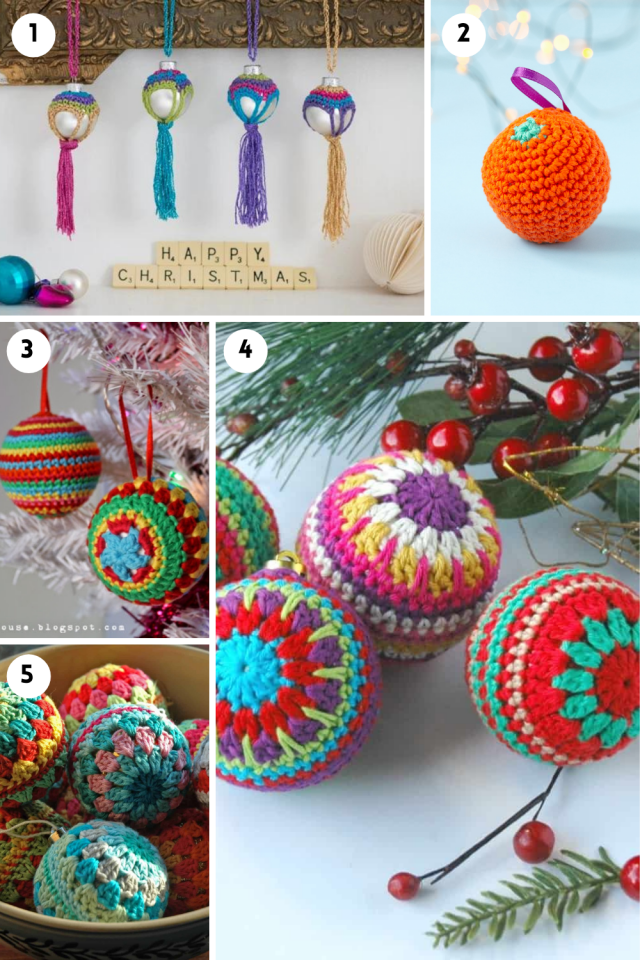 100+ Easy Crochet Christmas Decorations {Make some cute ornaments for ...