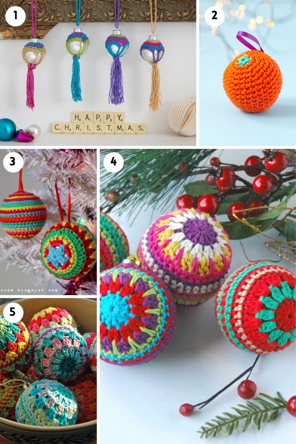 Crochet Christmas Ornaments