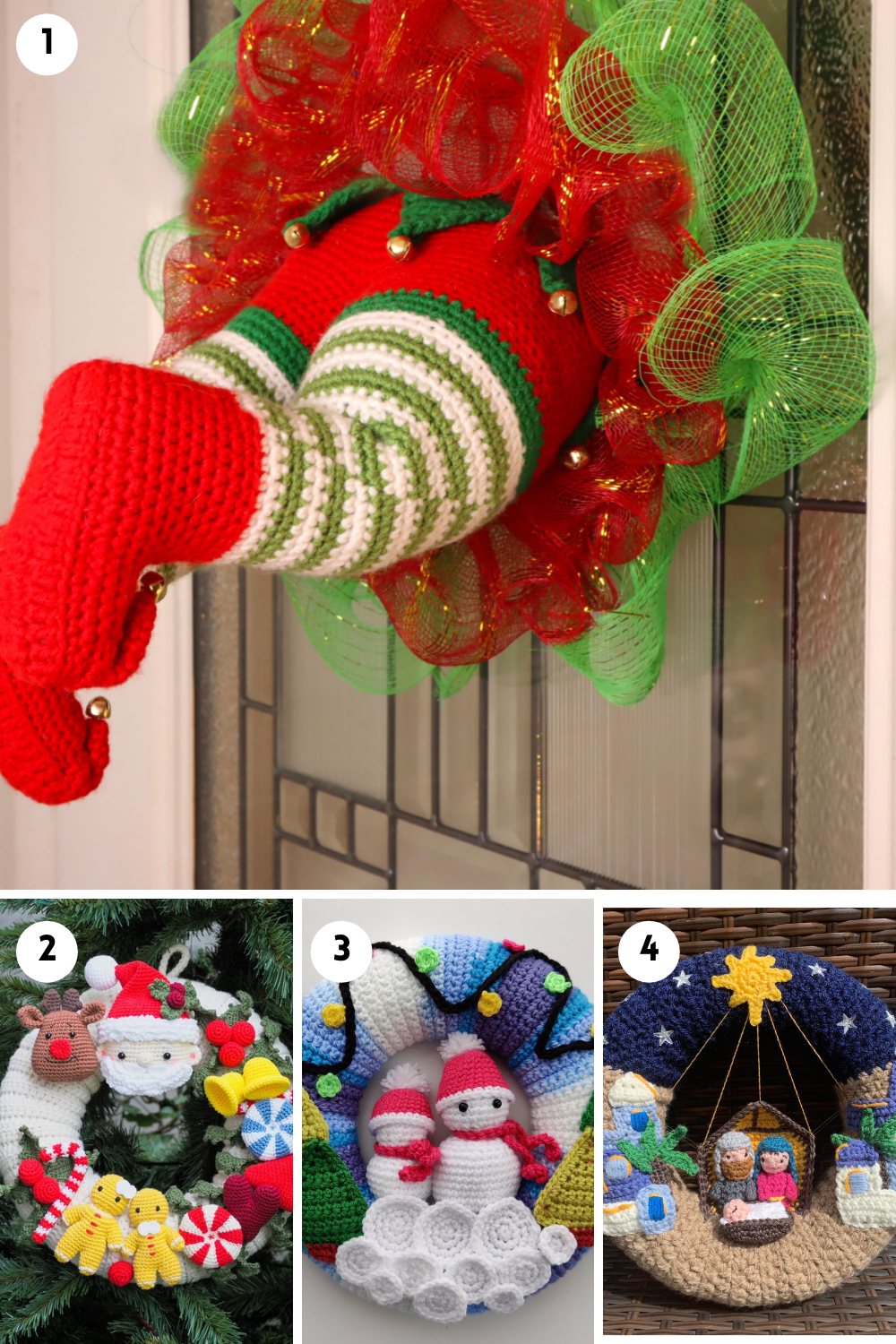 Crochet Christmas Wreath Patterns