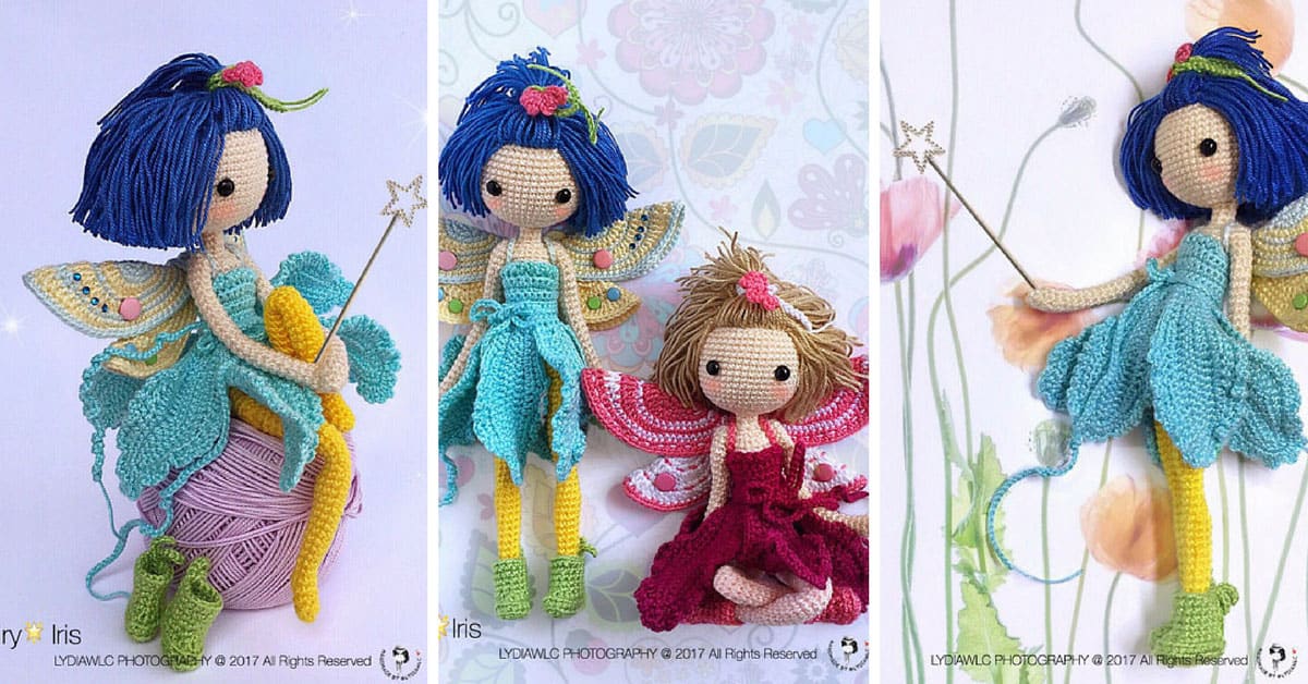 crochet fairy doll