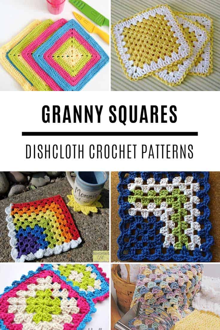 So many cute granny square dish cloths - they make great gifts!