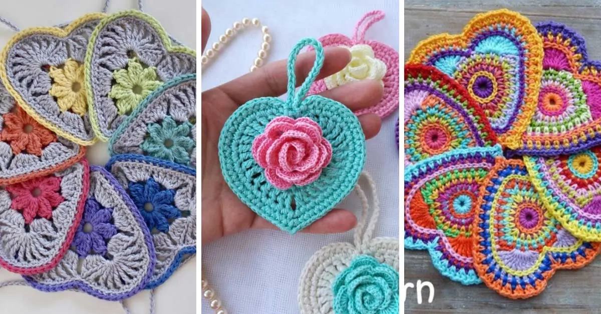 Sweet Heart Crochet Patterns for Valentine's Day or Any Day!