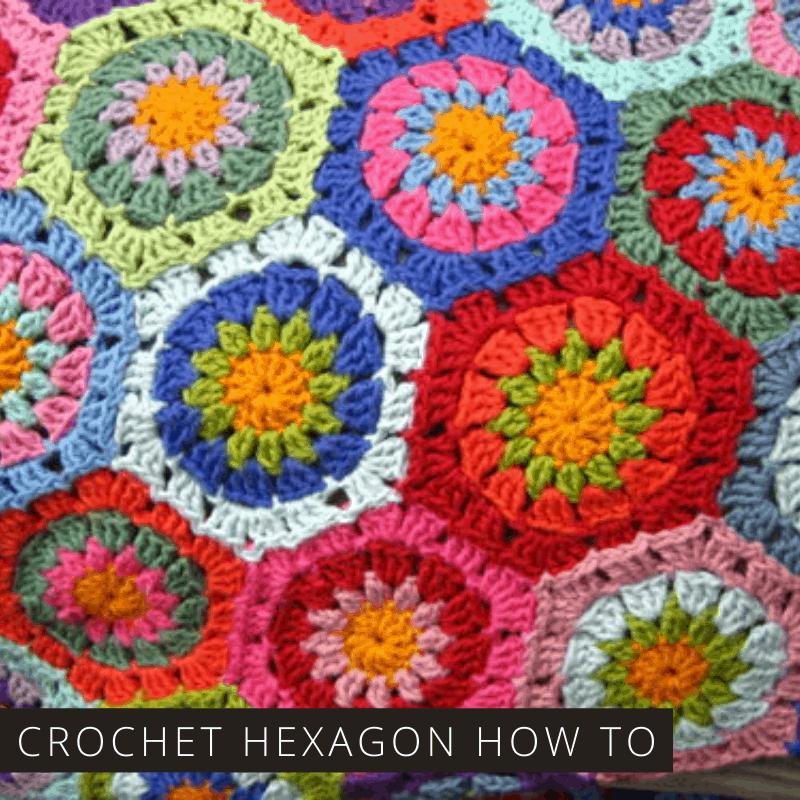 Have you ever crocheted a hexagon before? This free pattern is super easy to follow and you can make fun projects like shawls and tote bags!