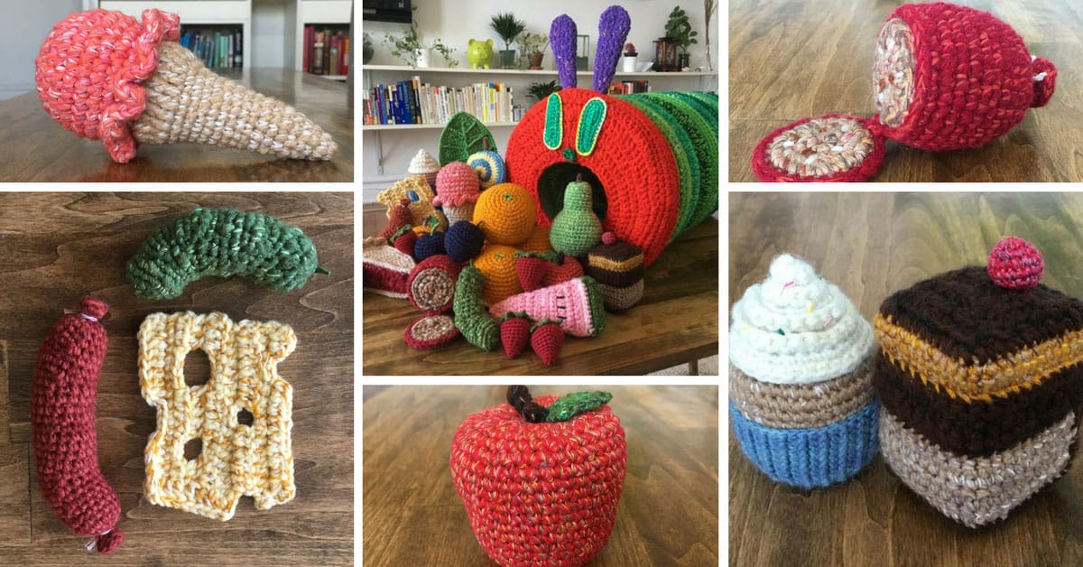 crochet very hungry caterpillar toy