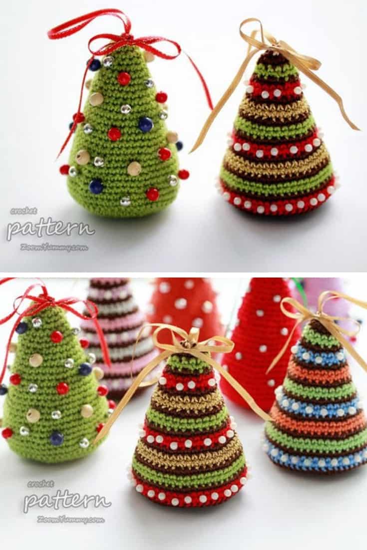 Crochet Christmas Decorations {Make some cute ornaments for your tree!}