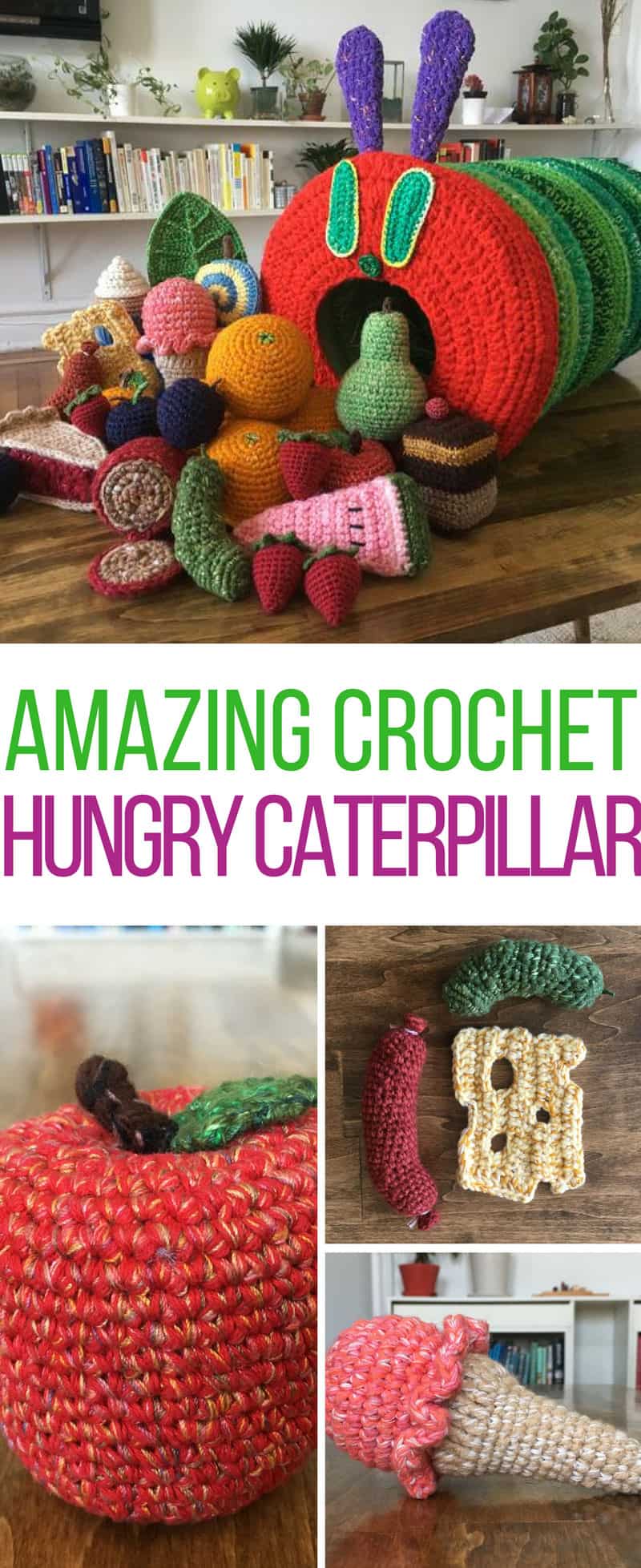 crochet very hungry caterpillar toy