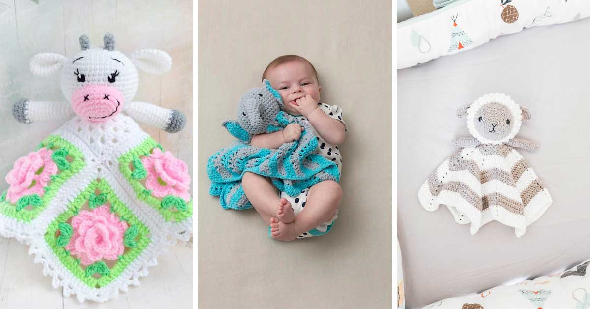Lovey Crochet Patterns {Cute security blankets for your baby!}