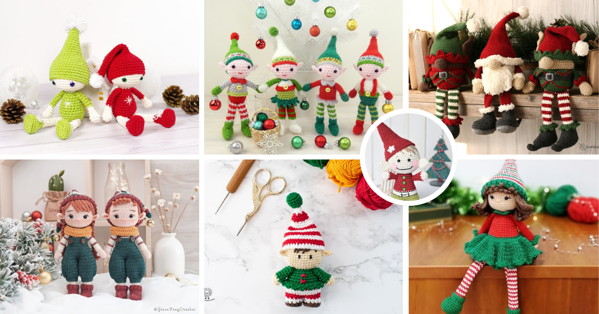 Make the holidays extra special with these crochet elf patterns! Whether you’re a crochet newbie or a pro, you’ll find the perfect elf to bring festive vibes to your home. 🧶🎄 Click to see the full roundup! #ChristmasCrochet #DIYChristmas #CrochetIdeas