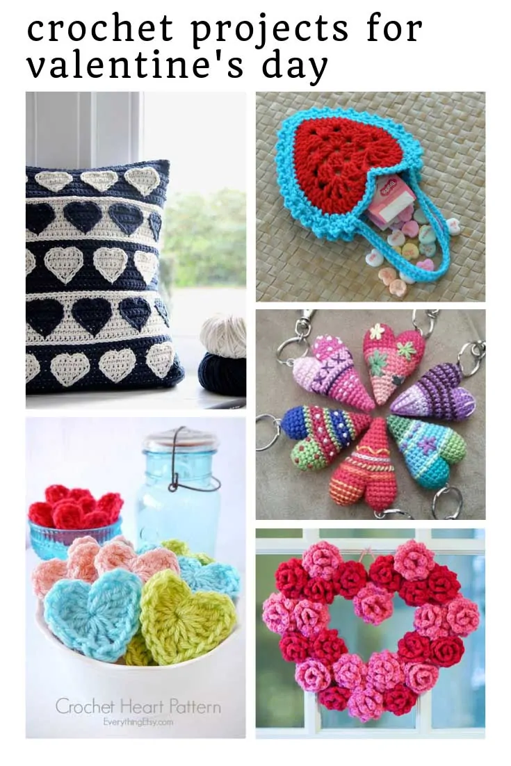 Valentine's Day Crochet Patterns {Projects to put a little love on your