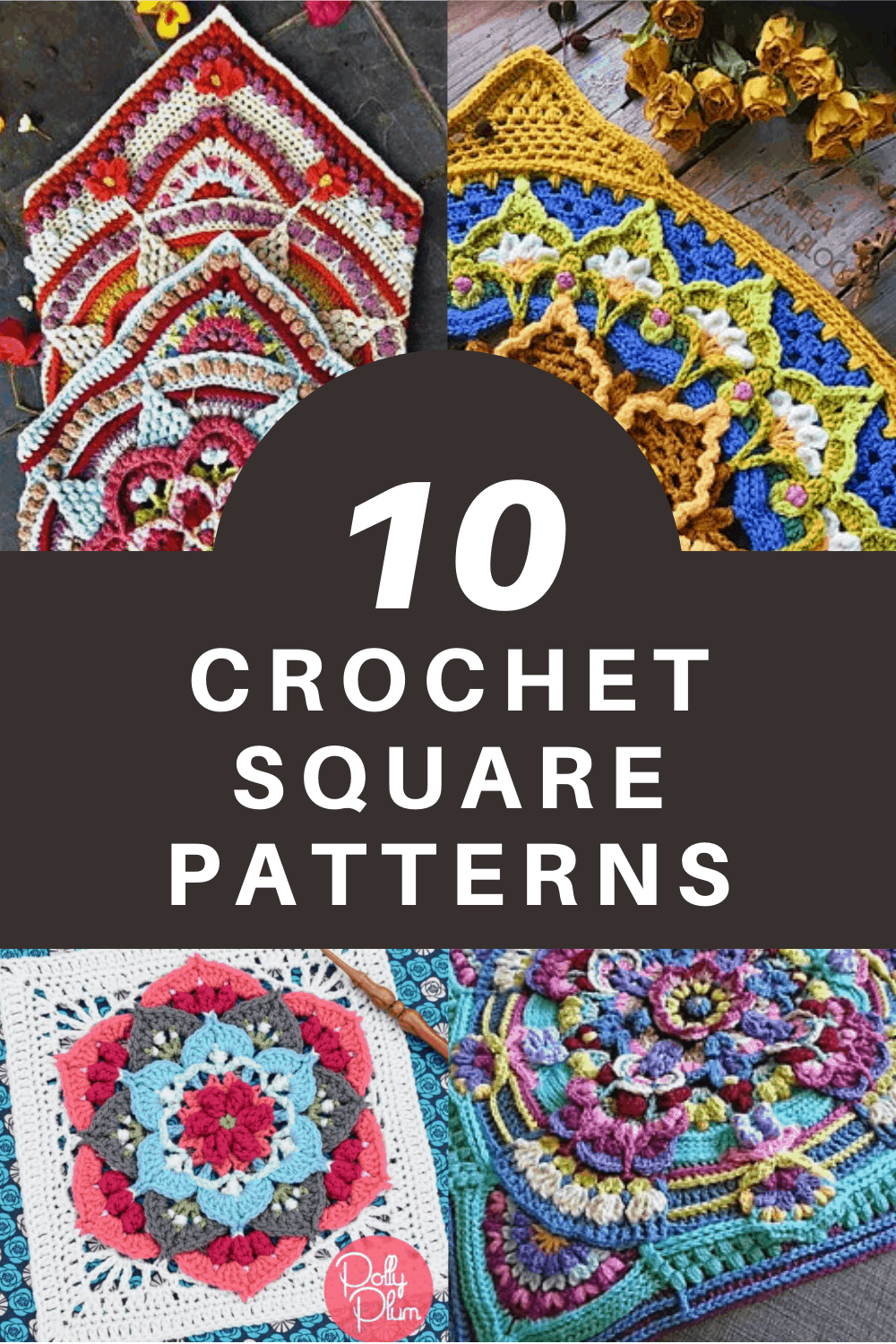 Challenge yourself with one of these crochet square patterns than can turn into stunning afghans or cushions that make thoughtful handmade gifts for loved ones!