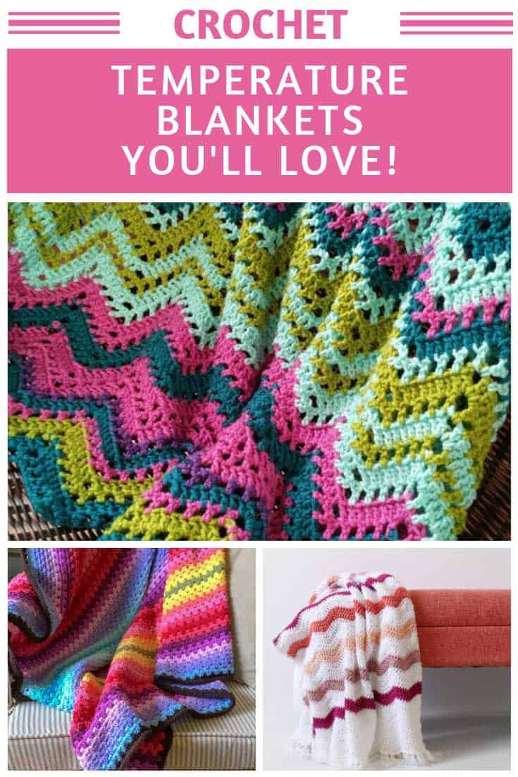 Temperature blanket color inspiration. These are all from hobby lobby.