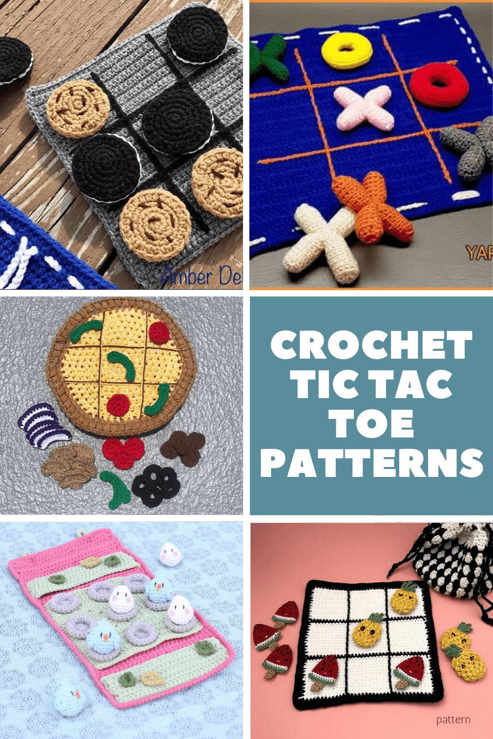 You can't beat a good old fashioned game of tic tac toe - and these crochet patterns will help you make a game that's tactile and fun for kids of all ages! Great birthday gift or stocking stuffer ideas!