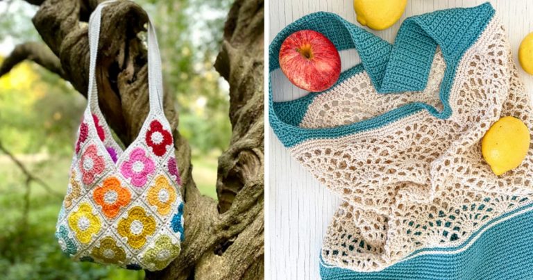 Looking for a versatile and trendy crochet market bag pattern? This roundup has you covered with over 10 beautiful designs perfect for your grocery runs or farmer's market trips. Whether you’re a beginner or an advanced crocheter, these patterns are easy to follow and create bags that are both functional and stylish. ?? #CrochetMarketBag #FreeCrochetPattern