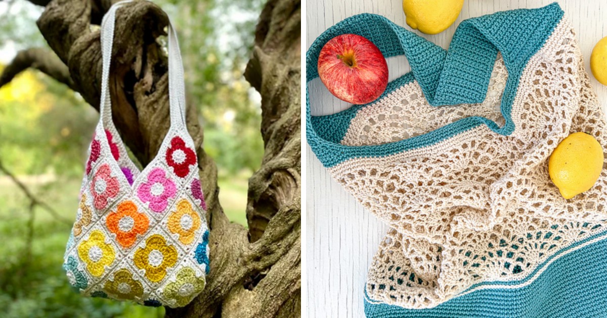 Looking for a versatile and trendy crochet market bag pattern? This roundup has you covered with over 10 beautiful designs perfect for your grocery runs or farmer's market trips. Whether you’re a beginner or an advanced crocheter, these patterns are easy to follow and create bags that are both functional and stylish. 🌿👜 #CrochetMarketBag #FreeCrochetPattern