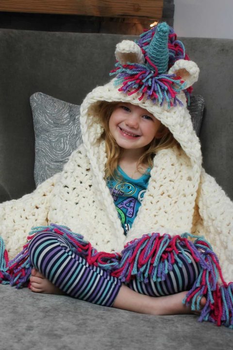 Crochet Unicorn Blanket