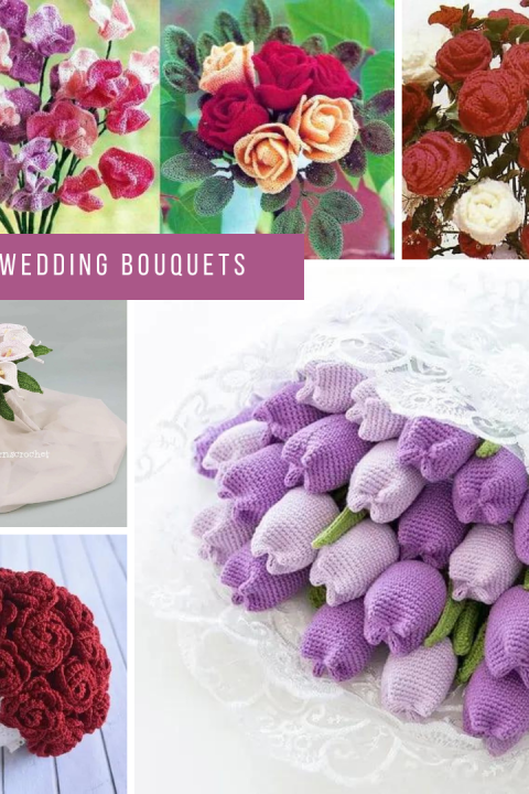Crochet Wedding Bouquets