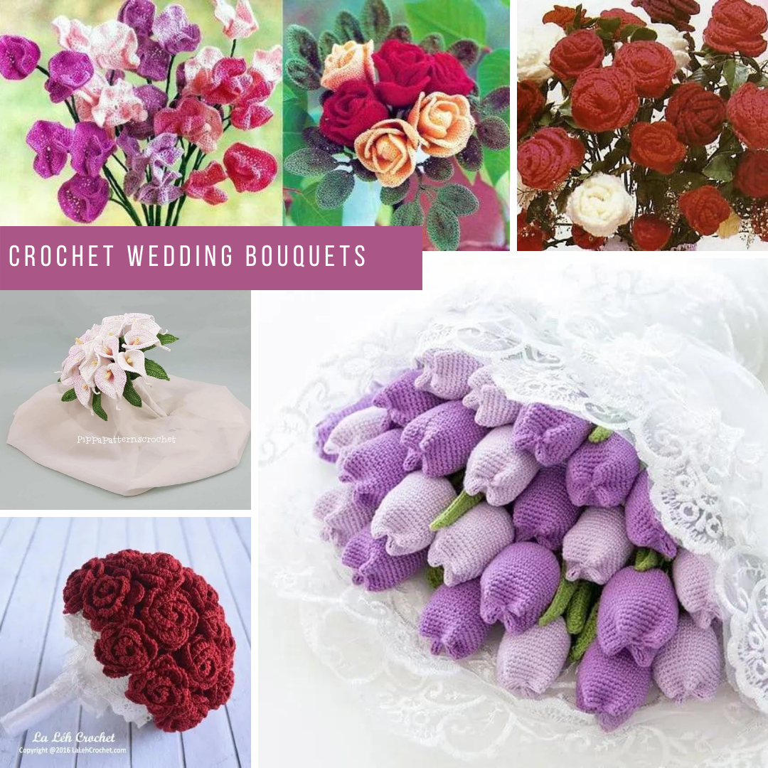 Crochet Wedding Bouquets