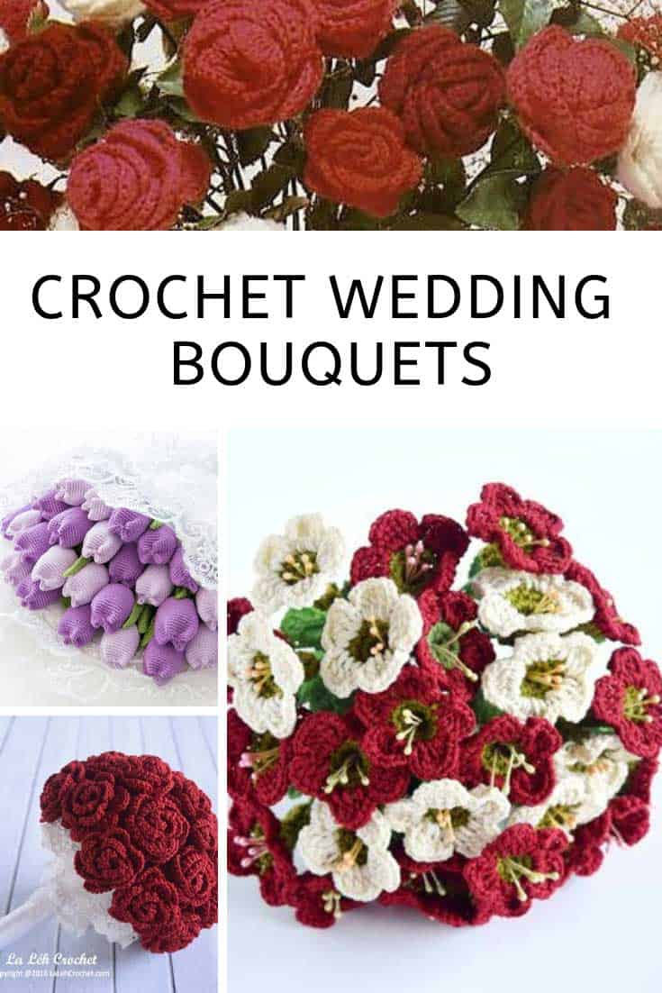 These crochet wedding bouquets are just STUNNING!