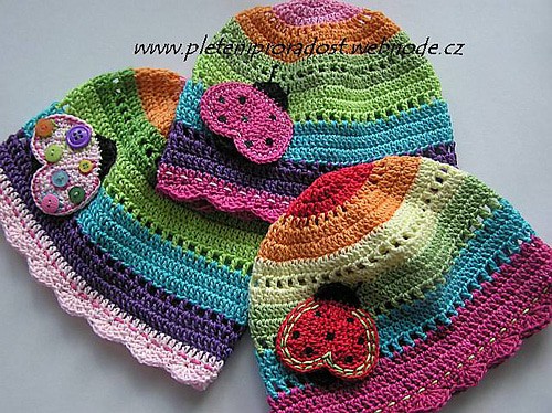 Crochet ladybug Hat