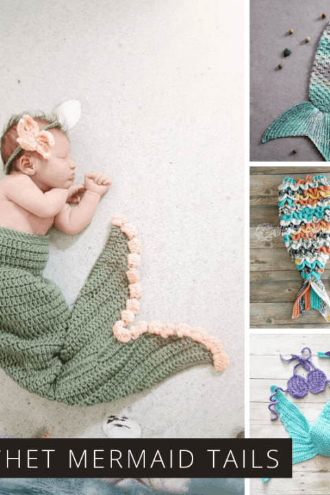 If you're planning a newborn baby shoot for your little girl you'll want to make one of these crochet mermaid tail patterns!