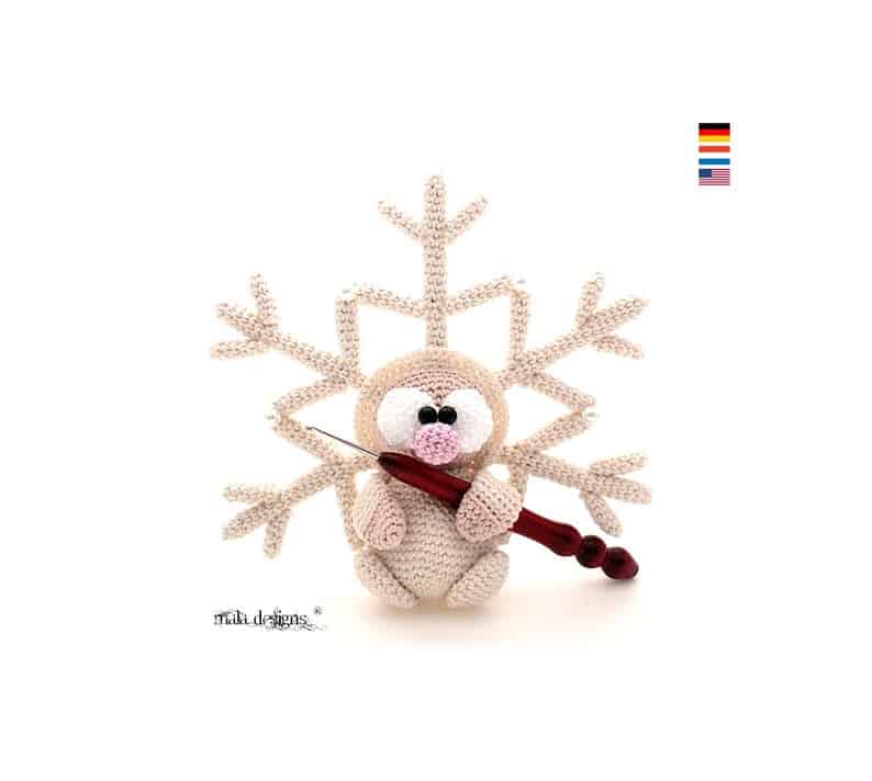 Snowflake Crochet Penholder