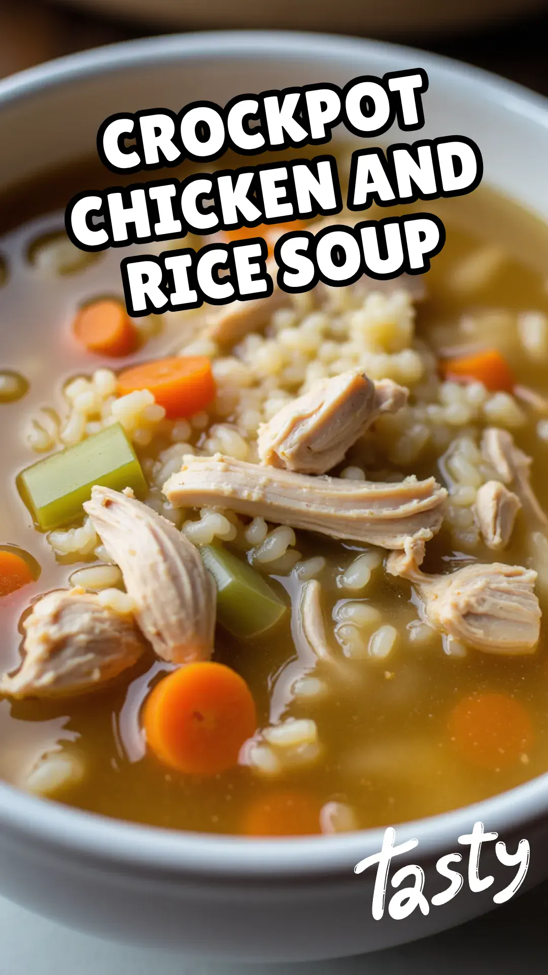 This Crockpot Chicken and Rice Soup is a cozy, nourishing classic that practically cooks itself. With tender shredded chicken, soft rice, and savory broth simmered with carrots, celery, and herbs, this slow cooker soup is the perfect remedy for cold days, sick days, or when you just need a no-fuss, feel-good meal.