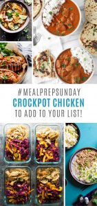 These crockpot meal prep chicken recipes are delicious!