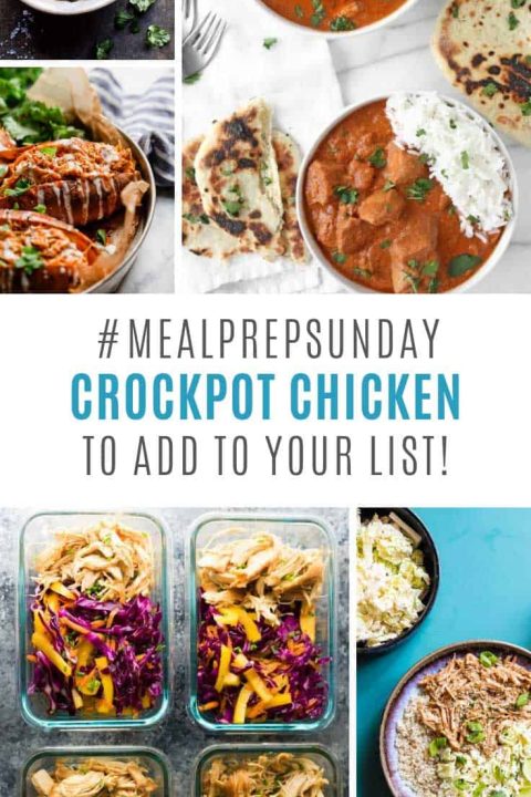 These crockpot meal prep chicken recipes are delicious!