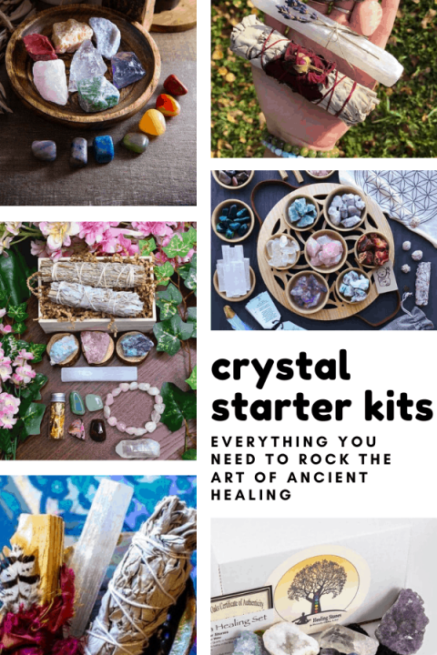 These crsytal starter kits have everything you need to rock the art of ancient healing