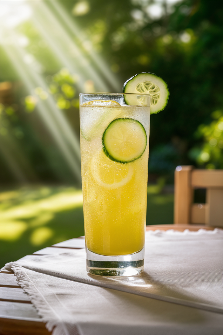 Experience a refreshing drink with a kick! Our Cool Cucumber Jalapeno Lemonade features the perfect mix of cool cucumbers, tangy lemons, and spicy jalapenos. Great for summer gatherings or a refreshing twist on a classic lemonade. 🌶️ #SummerRefreshment #FlavorfulDrink