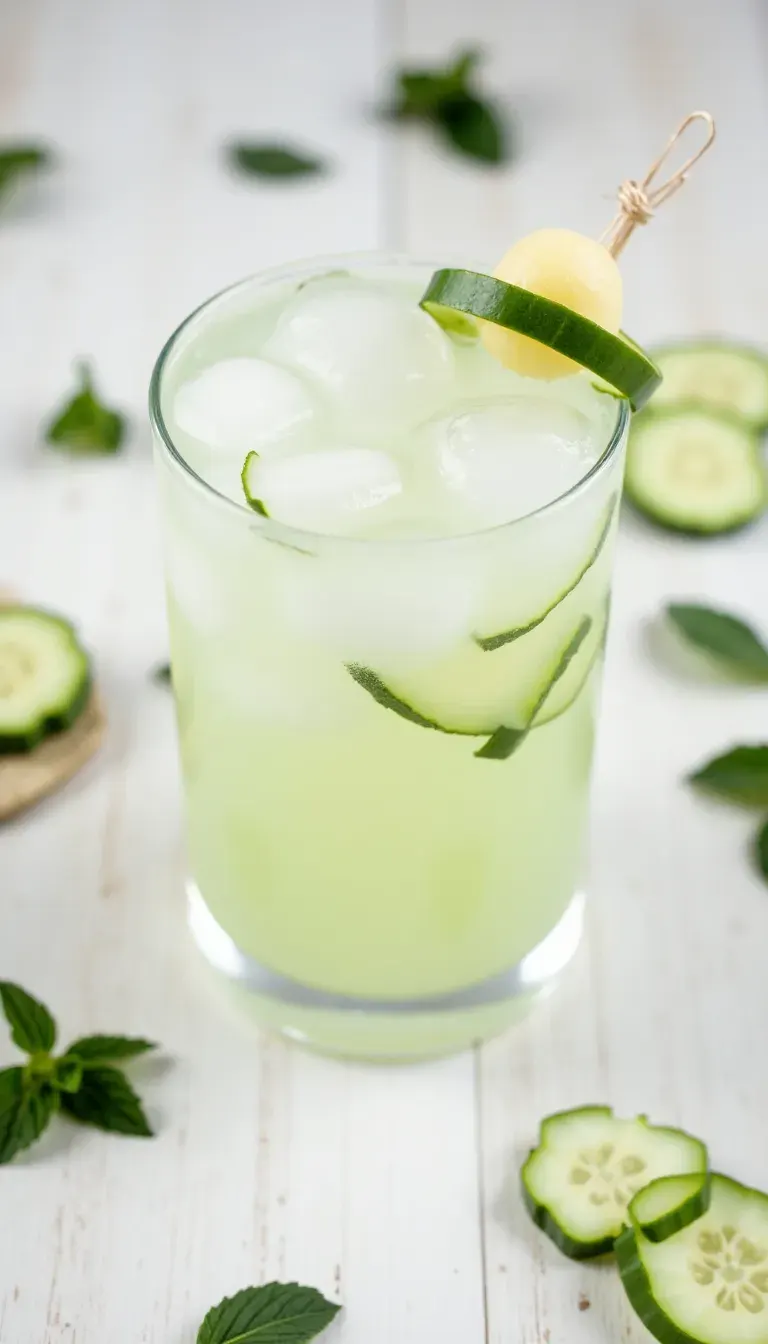 This cocktail is fresh, fun, and gives spa-day-meets-party vibes. The Cucumber Melon Vodka Cooler blends sweet melon with crisp cucumber and vodka for a drink that’s easy to sip and perfect for warm-weather gatherings.