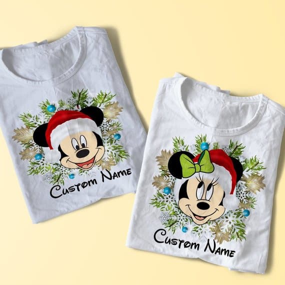 Custom Family Disney Christmas Shirts