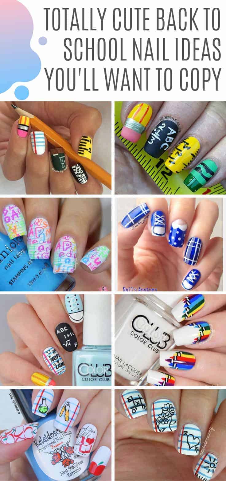 46 Cute Back to School Nail Ideas to Make You Stand Out in ...