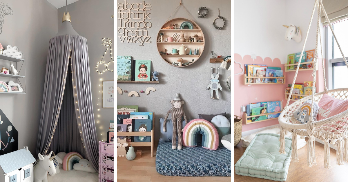 Transform a small corner into a magical reading nook for your child! Discover budget-friendly tips, adorable decor ideas, and creative inspiration to make a space where your little bookworm can explore their favorite stories. 🌈📚 #KidsReadingNook #HomeDecor #KidsRoomIdeas