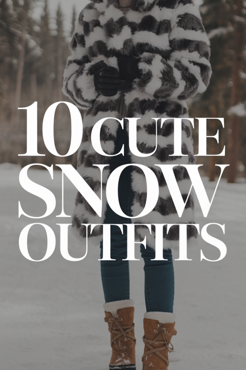 ☃️ Winter Wonderland Ready: Cute Snow Outfits for Women ?❄️ Step out into the snow in style with these cute and cozy outfit ideas. Think warm knits, chic layers, and stylish boots for the ultimate winter vibe. ?? #SnowFashion #WinterOutfits #CozyStyle #ColdWeatherLooks #WinterChic