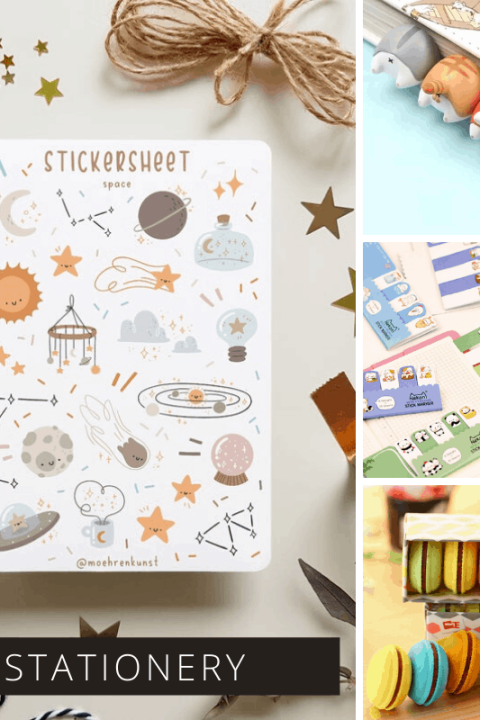 If you're looking for gift ideas for a bullet journaler you can't go wrong with these cute stationery items