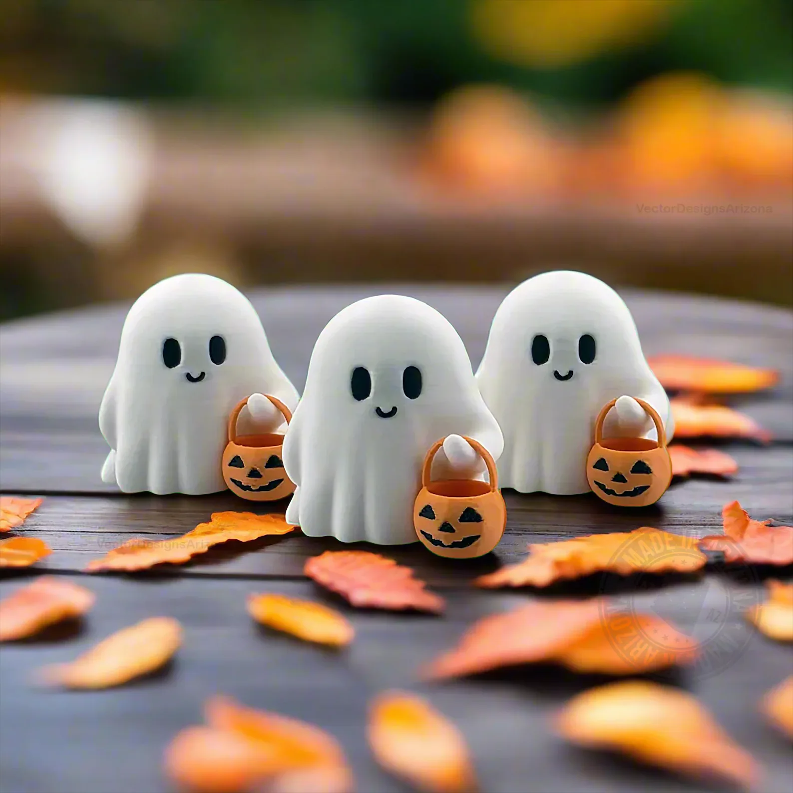 Sometimes Halloween calls for spooky, but sometimes it calls for adorable—and this little ghost delivers both. 👻🎃 Standing just 3 inches tall, it’s the perfect size for your desk, bookshelf, or a little seasonal nook in your home. Made from eco-friendly PLA, it’s as sustainable as it is sweet. With its happy face and pumpkin candy bucket, this ghost makes a thoughtful Halloween gift, a fun party favor, or just a tiny companion to brighten your fall décor. Small but mighty in charm, it’s one of those pieces you’ll smile at every time you walk past. 🍂✨