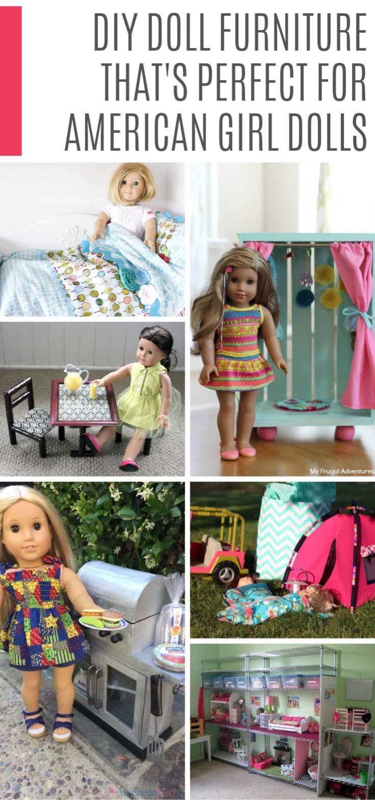 30 DIY American Girl Furniture Projects That'll Save You a Stack of Cash!