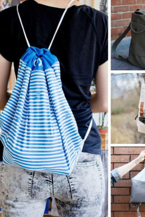 Loving these DIY backpacks - especially the one made from an old shirt! Thanks for sharing!