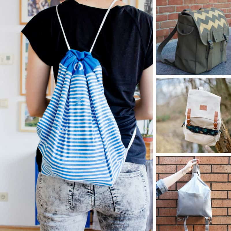 Loving these DIY backpacks - especially the one made from an old shirt! Thanks for sharing!